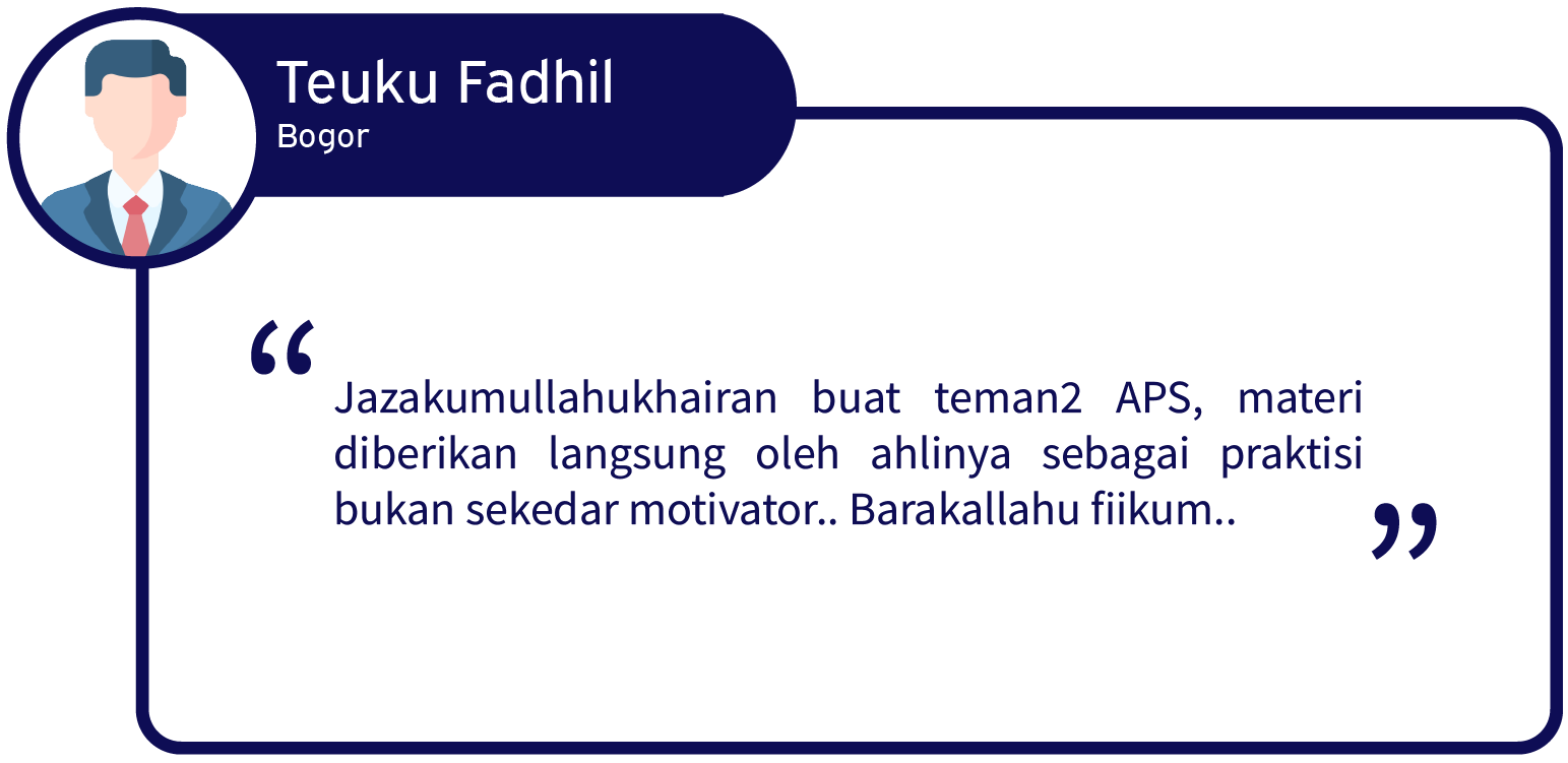 workshop online property syariah - workshop online properti syariah - belajar property syariah - Testimoni aps 11 - akademi properti syariah - dav property syariah