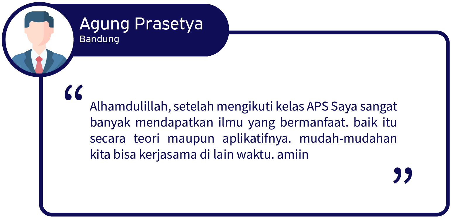 workshop online property syariah - workshop online properti syariah - belajar property syariah - Testimoni aps 14 - akademi properti syariah - dav property syariah